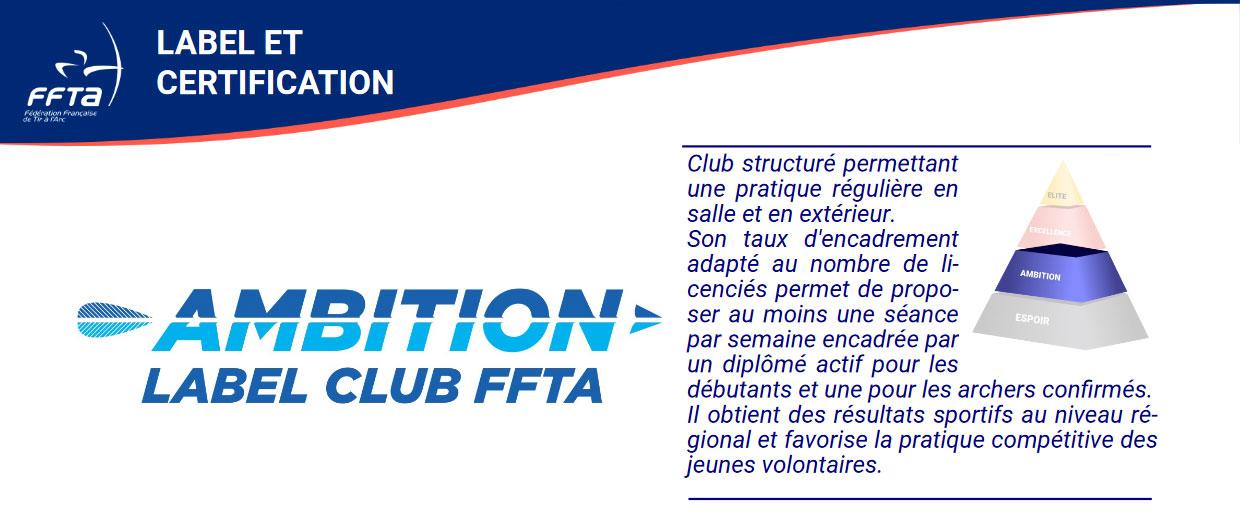 Label Ambition FFTA 2022 : Archers Côte des Bruyères